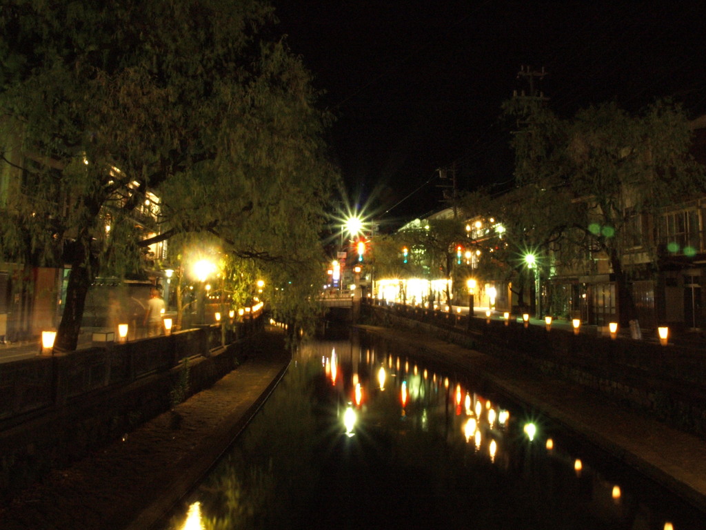 城崎温泉の夜景