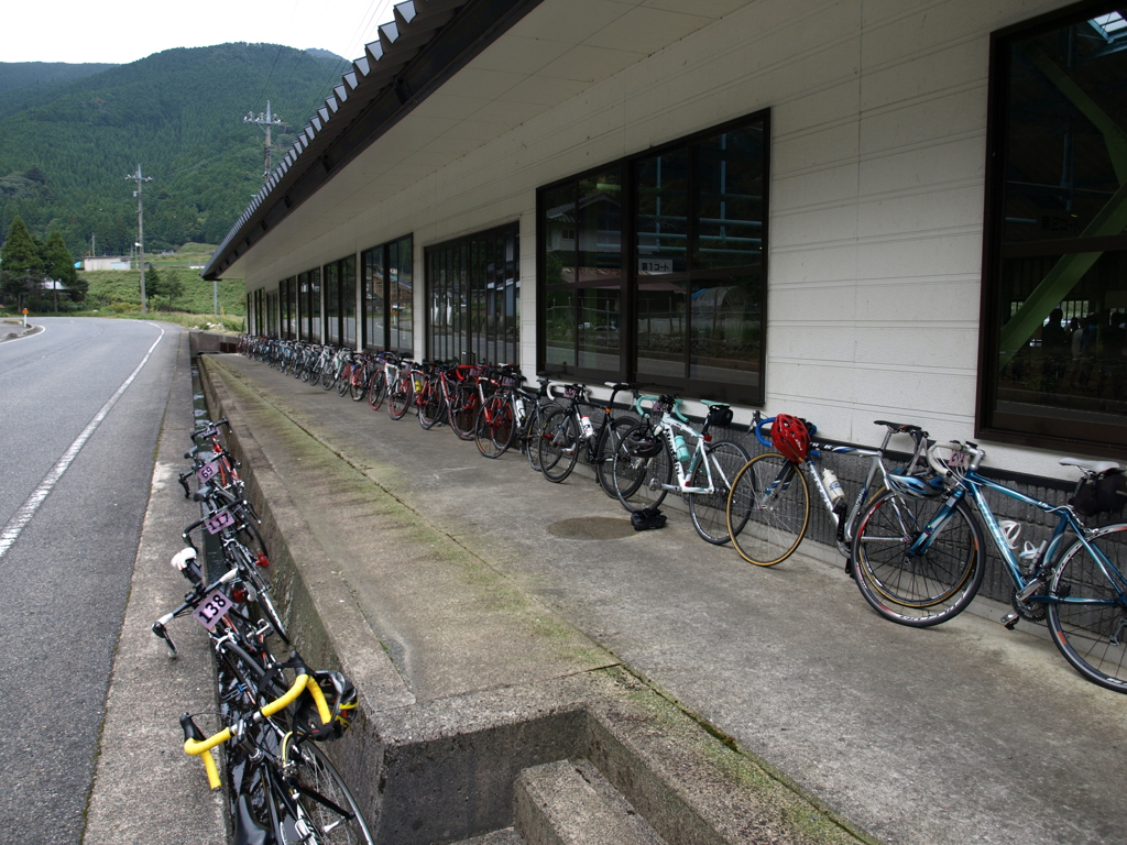 自転車レース前
