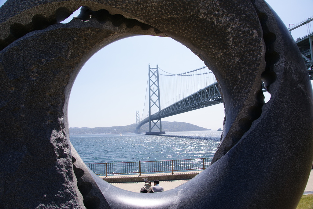 「橋、きれいだね」