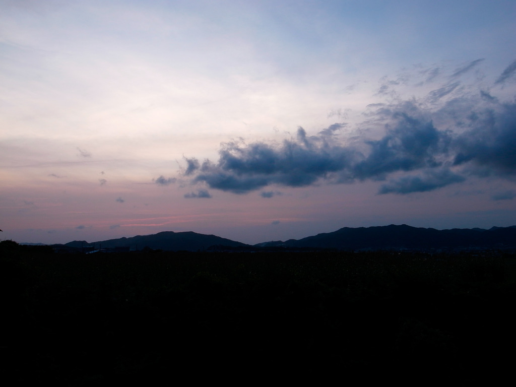 2009年8月28日我が家の空