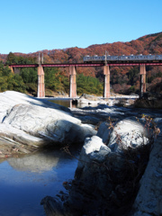 秩父鉄道　荒川橋梁