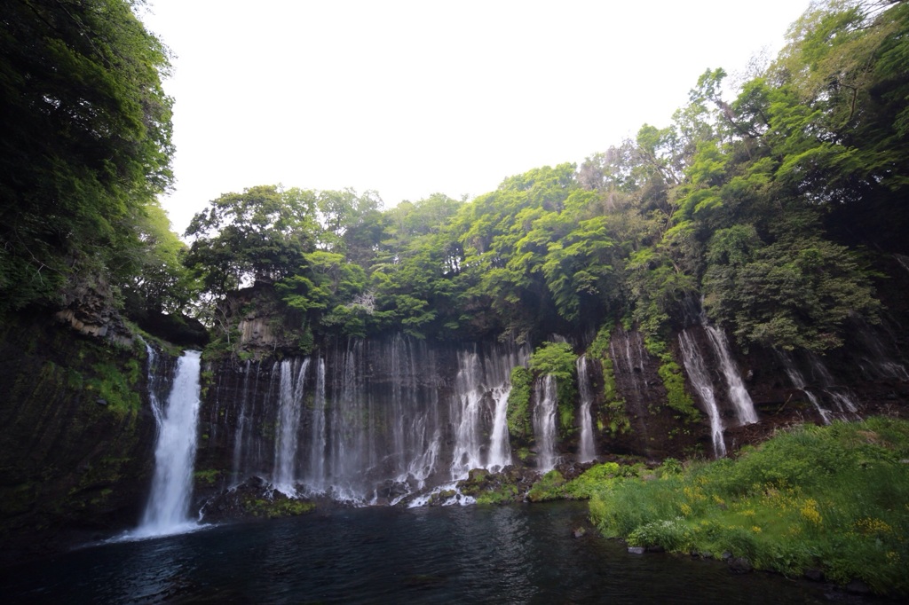無修正白糸の滝！