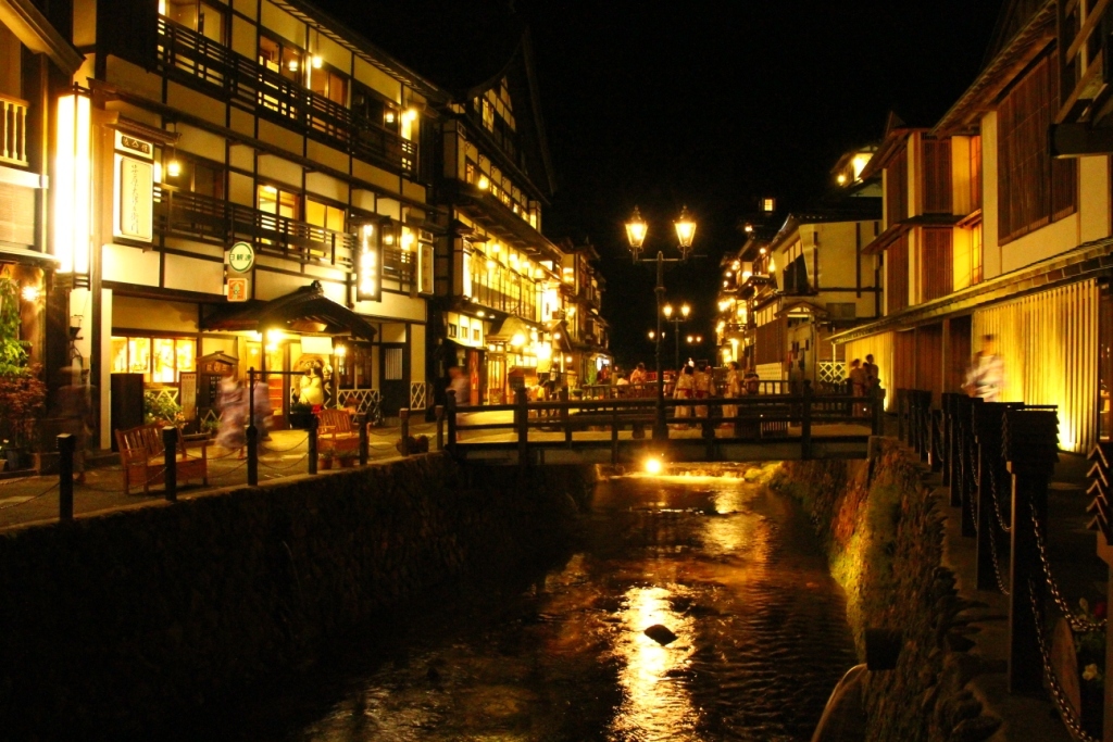 銀山温泉の夜