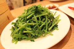 空芯菜の炒め物＠鼎泰豐（信義路）