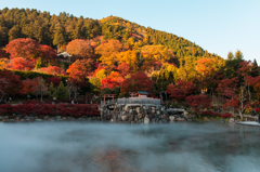 湯気漂う…