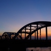 夕暮れの丸子橋