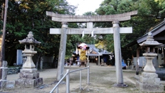 厳島神社と宮西西村太鼓台