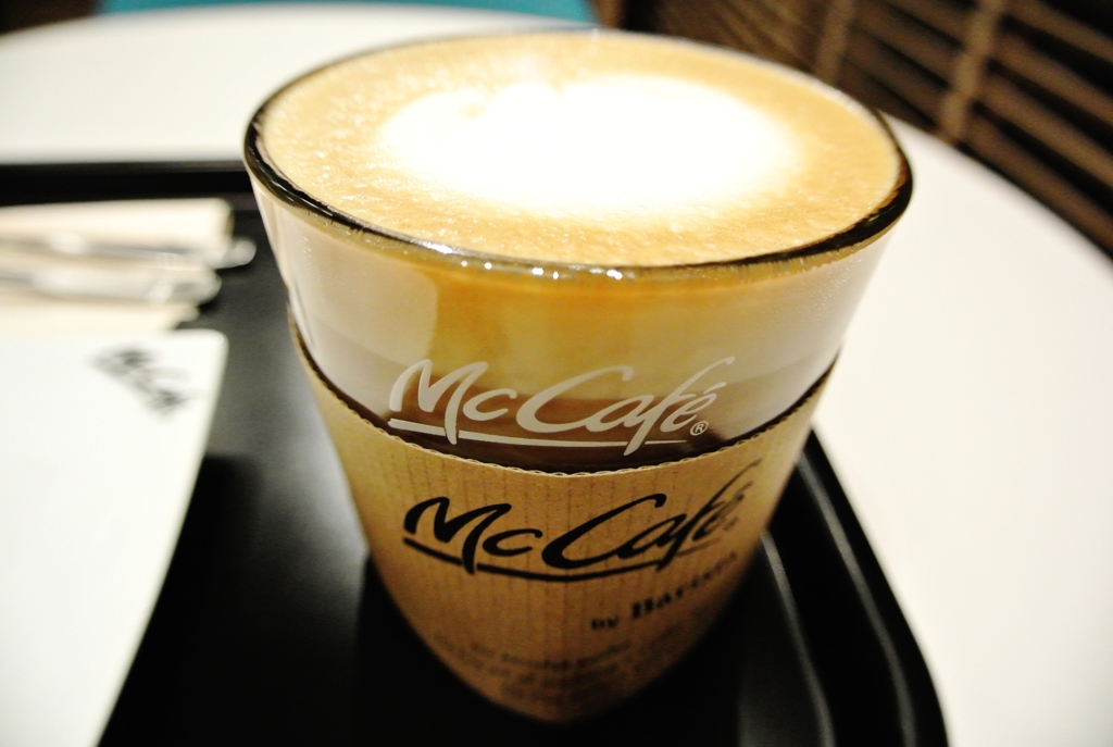 カフェラテ@マクドナルド 11号川之江店