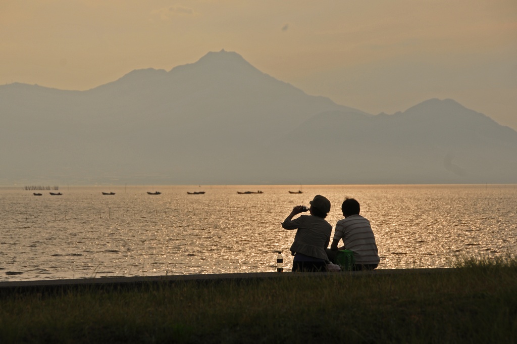 有明海夕景　＃10