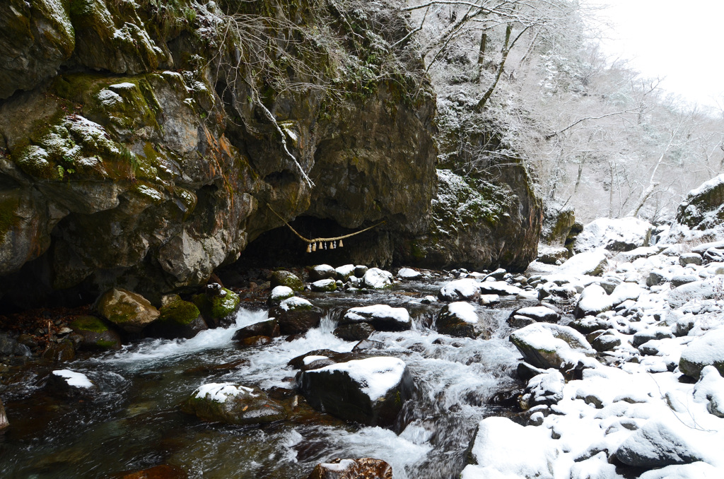 雪の緑仙峡