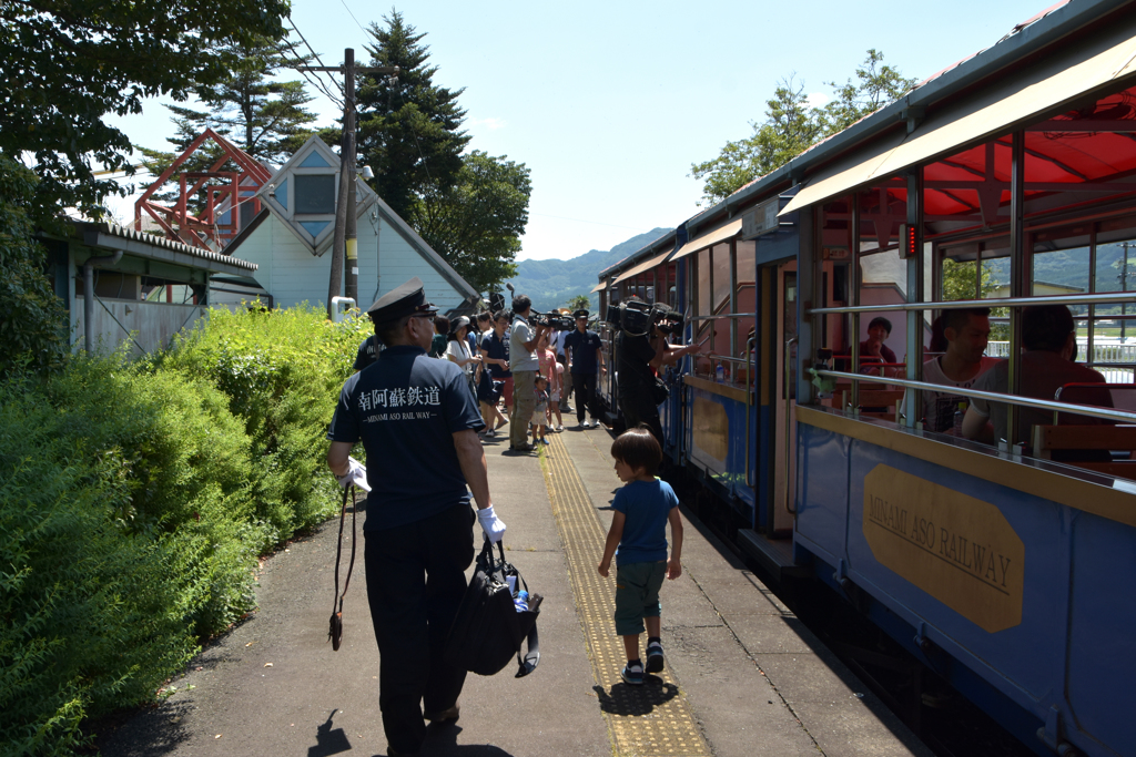 運行開始した南阿蘇鉄道　5