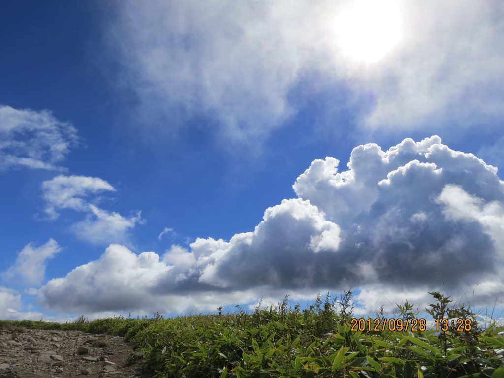 太陽と雲。