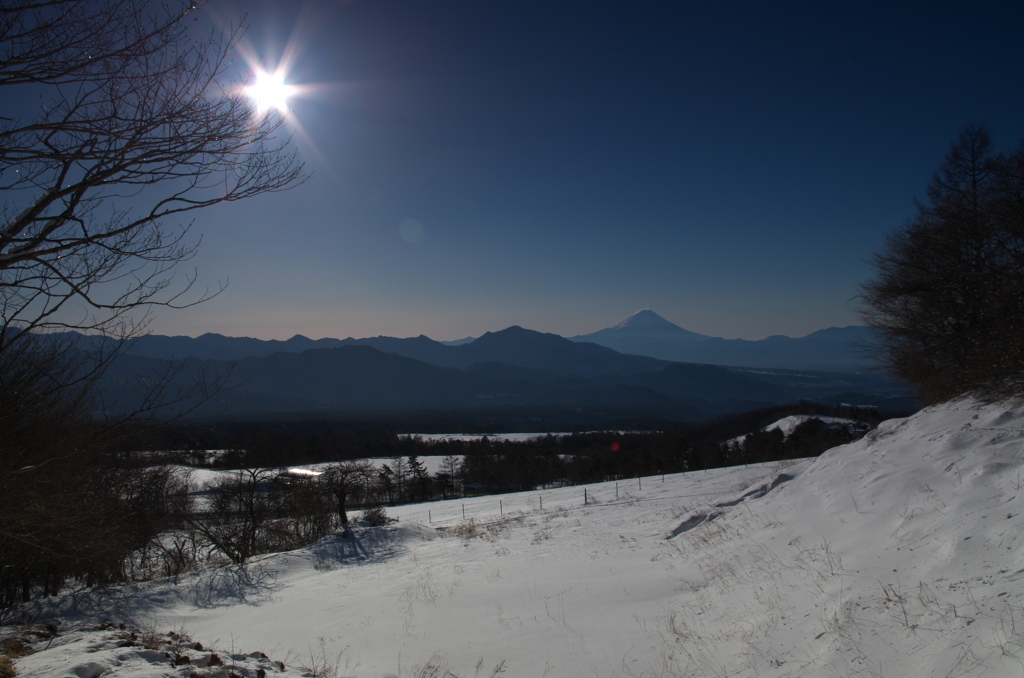 高原の富士　Ⅱ