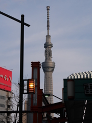 スカイツリー　雷門前から