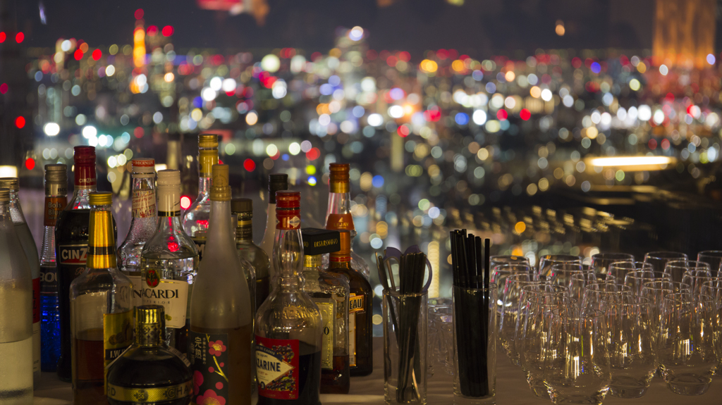 夜景に乾杯♪