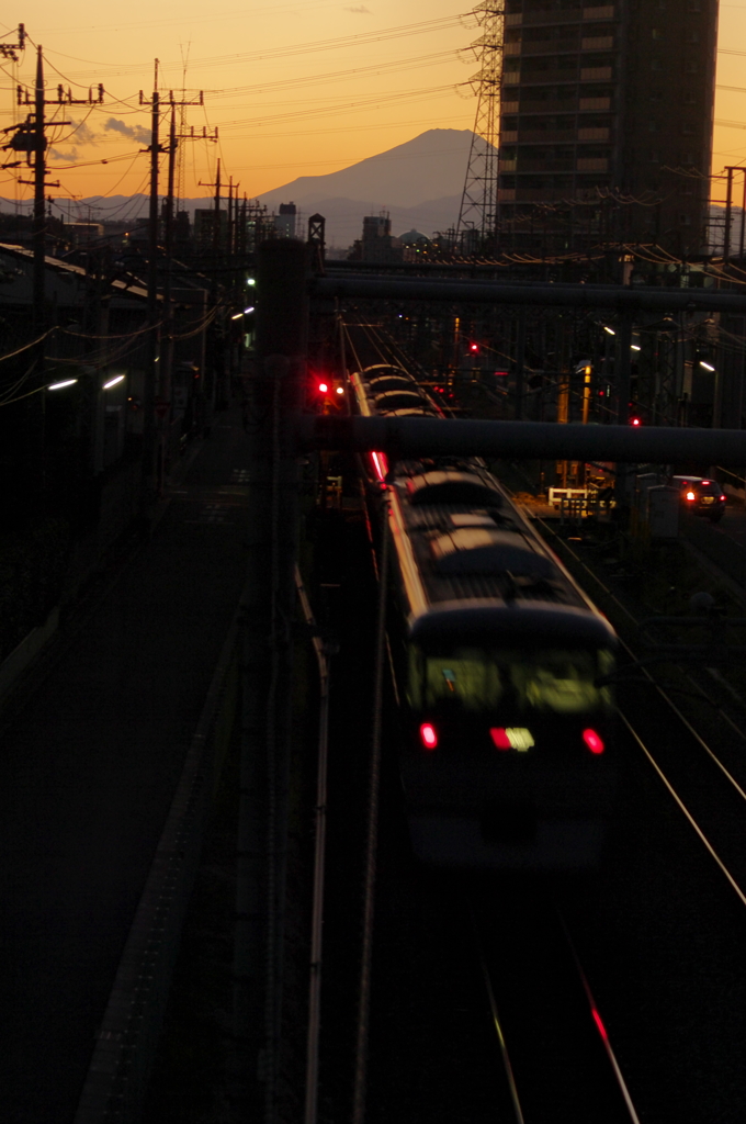 川越の夕景