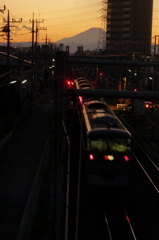 川越の夕景