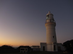 御前崎灯台の夜勤明け