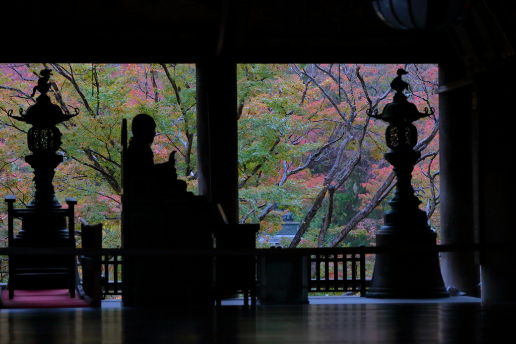 秋の長谷寺