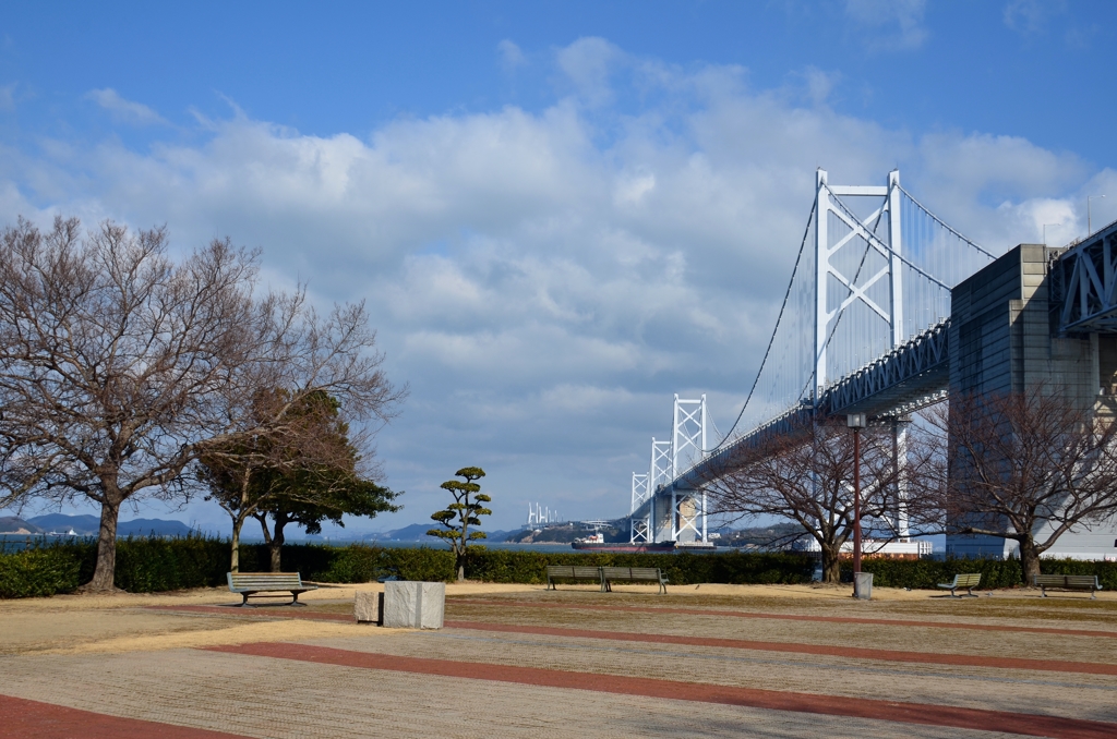 瀬戸大橋記念公園にて