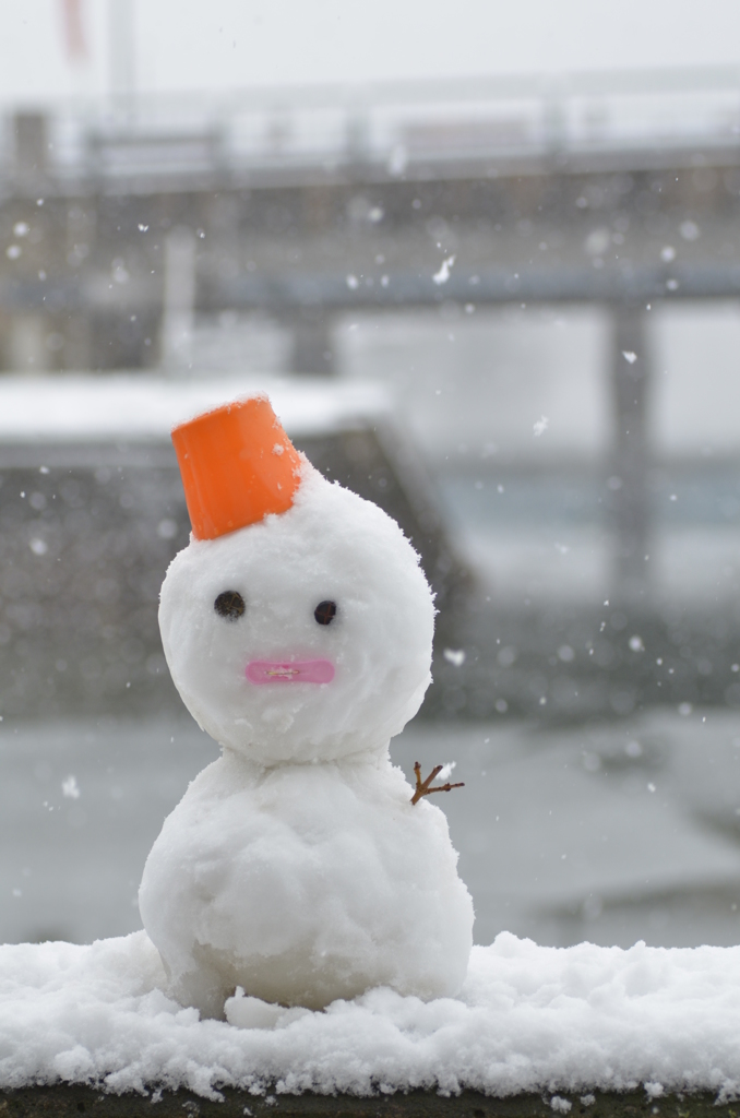 香川にも雪が！