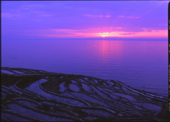 能登の夕陽　2
