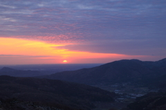 山里の朝