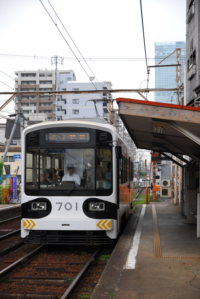パンダ電車とハルカス