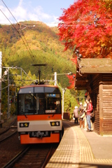 二ノ瀬駅にて