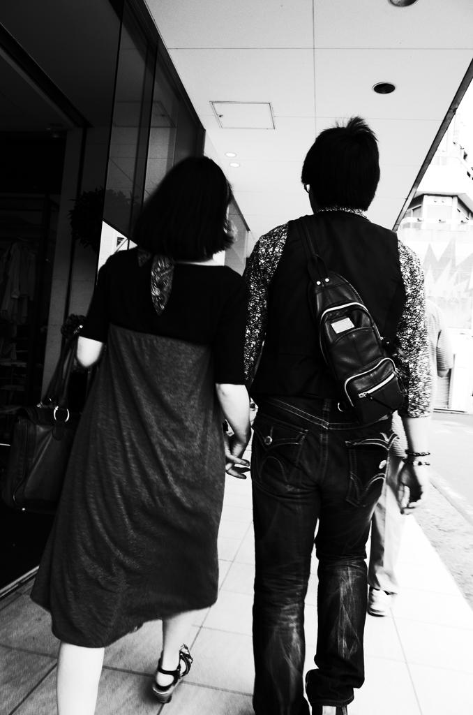 恋人繋ぎ
