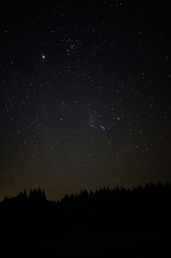 オリオン座流星群の夜