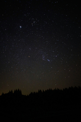 オリオン座流星群の夜
