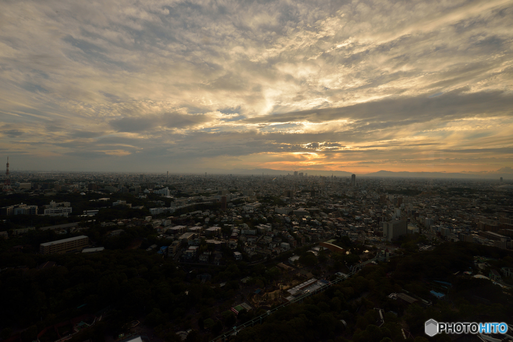 名古屋夕景