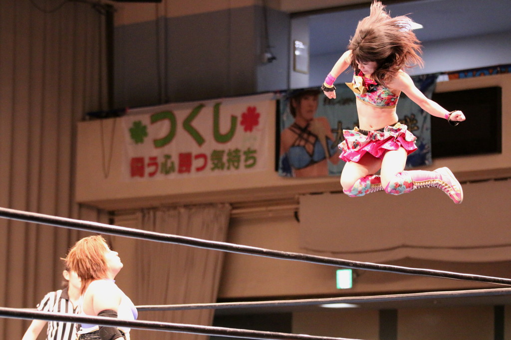 狙う！つくし。