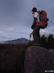 小秀山山頂にて