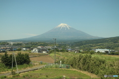 新幹線から富士山
