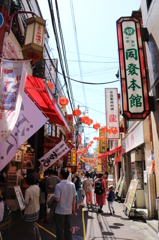 横浜中華街の賑わい