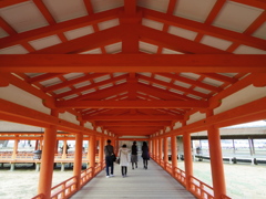 厳島神社の朱