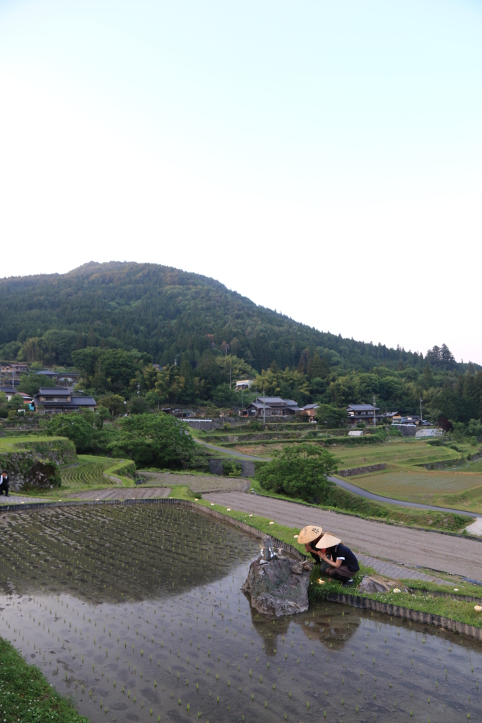 田の神さまへの祈り