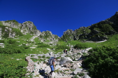 さて、登りますか。