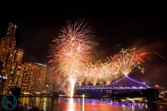 Brisbane river fire