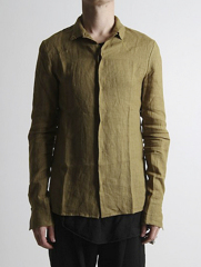 linen shirt fit image