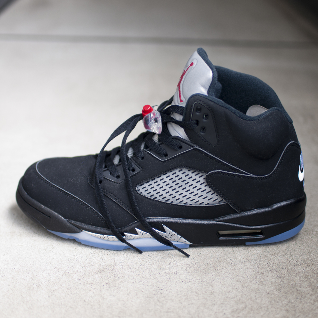 NIKE AIR JORDAN 5 RETRO OG BLACKMETALLIC