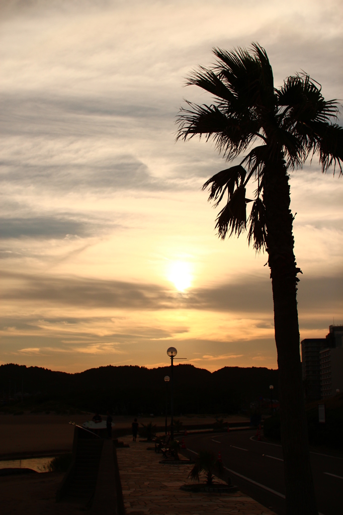 御宿夕日