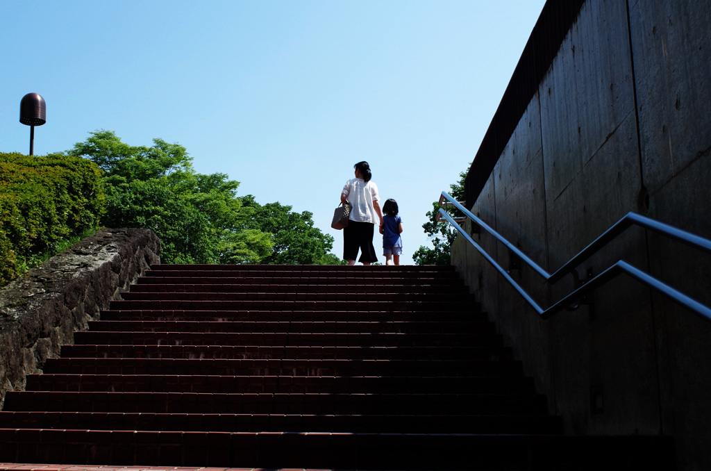 階段を上ると