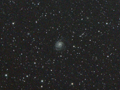 回転花火銀河(M101) トリミング