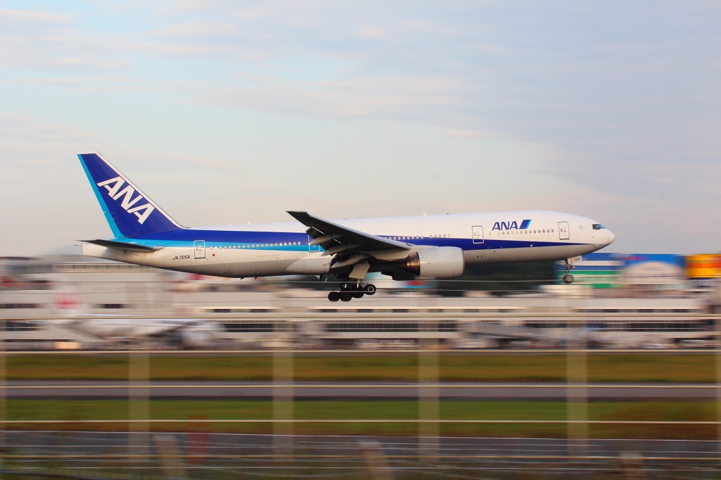 ジェット機ANA
