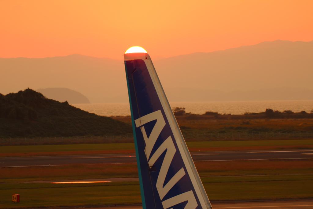 夕日