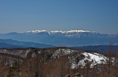 入笠西景・中ア