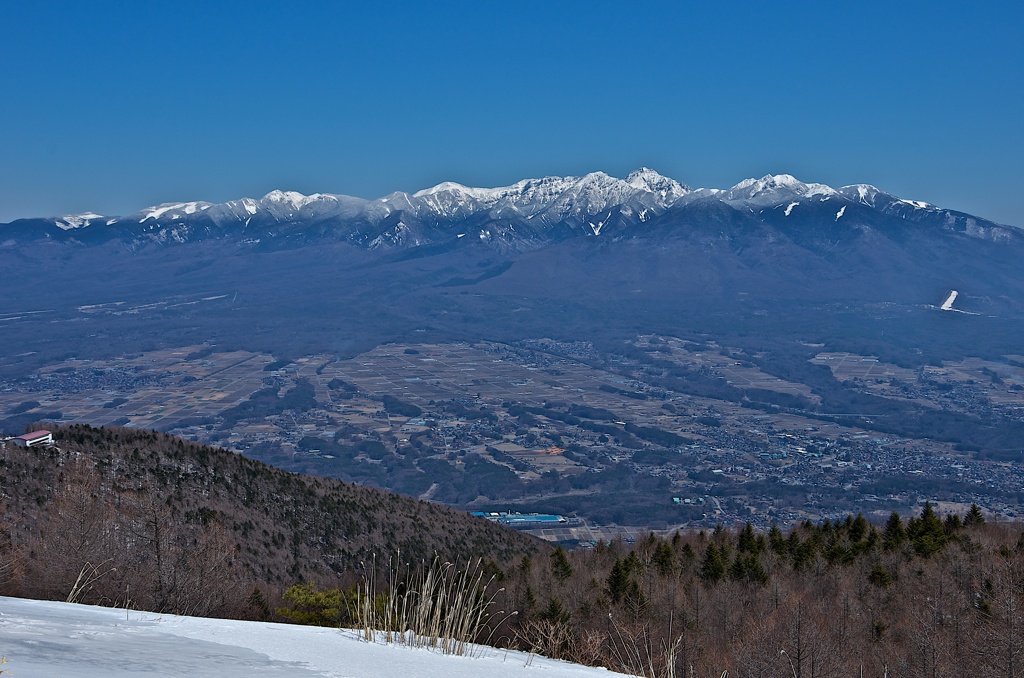 入笠東景・八ヶ岳1